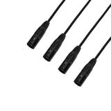 Adam Hall Cables 4 STAR CATBOX XM3 - Audio y DMX, adaptador AES/EBU a Cat XLR macho de 3 patillas