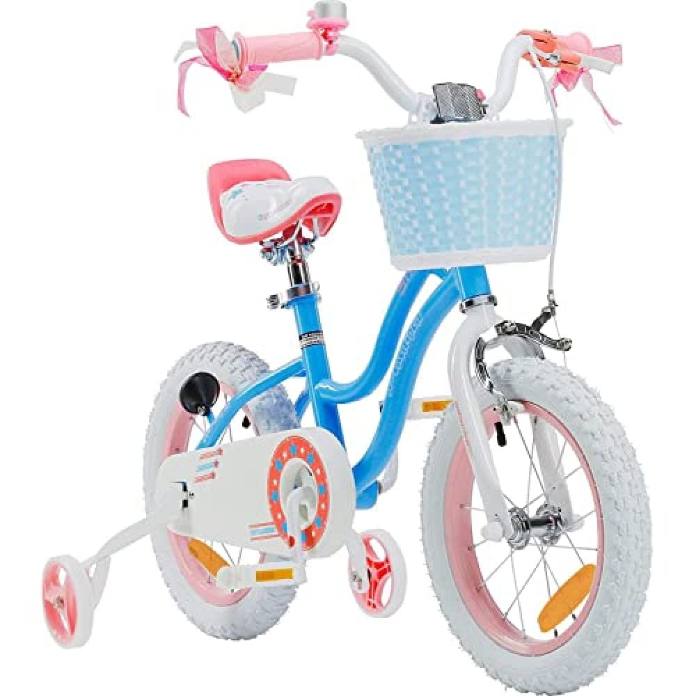 Royal Baby Stargirl Bicicleta Infantil, Chicas, Azul, 16 Zoll Fahrrad