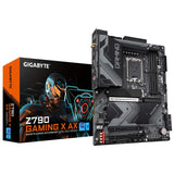 GIGABYTE Z790 Gaming X AX Placa Base - Compatible con procesadores Intel Core 14th CPUs, 16+1+2 Phases Digital VRM, up to 7600MHz DDR5 (OC), 4xPCIe 4.0 M.2, Wi-Fi 6E, 2.5GbE LAN, USB 3.2 Gen 2x2