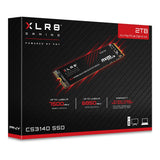 PNY XLR8 CS3140 M.2 NVMe Gen4 x4 Unidad de Estado Sólido (SSD) Interna de 2TB, Velocidad de Lectura hasta 7500 MB/s, Velocidad de Escritura hasta 6850 MB/s