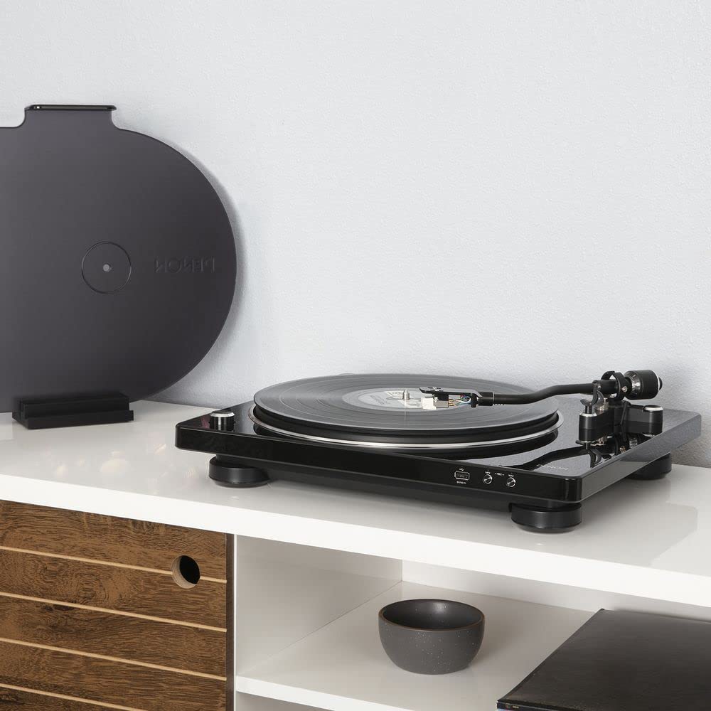 DENON Giradiscos con USB, Color Negro