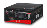 Dynavox VT-80 Amplificador estéreo Compacto, terminales de conexión atornillables para 4 Altavoces, Control Remoto Solo para entradas Digitales (USB, Tarjeta SD), Antena BT integrada, Negro