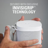 Sanus Soportes de Pared Ajustables para Altavoces diseñados para SONOS One, Play:1 & Play:3 – Par (Blanco)