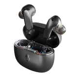 Skullcandy Rail ANC Auriculares In-Ear Inalámbricos con Cancelación de Ruido, 27 h de Autonomía, Micrófono, Compatibles con iPhone Android y Dispositivos Bluetooth - Negro