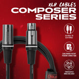 Gator Cableworks CBW-CPSRXLR-CBLE-75 Composer Series XLR de 75 pies