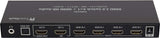 FeinTech VSW04202 HDMI 2.0 Switch Conmutador (4 entradas, 1 Salida + 1 Salida de Audio HD 7.1 Dolby Atmos 4K 60 Hz HDR)