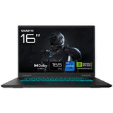 GIGABYTE Gaming A16 CVH Portátil – 16,0“, 165Hz WUXGA, Intel Core i7-13620H, NVIDIA RTX 5060, 16GB DDR5 5200MHz, 1 x SSD Gen4 de 1TB, Dos, Garantía de 2 años, Dolby Atmos, Gaming A16 CVHI3ES894SD