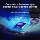 Lenovo Legion Pro 5 Gen10–Portátil Gaming IA 16'' OLED 240Hz (Intel Core Ultra 9 275HX, NVIDIA GeForce RTX 5070 Ti, 32GB RAM, 1TB SSD, WiFi6, Sin Sistema Operativo) QWERTY RGB 24 Zonas Español – Negro