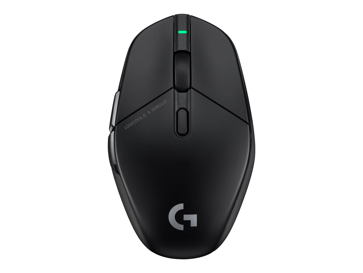Ratón inalámbrico Logitech G303 Shroud Edition para juegos - Tecnología inalámbrica LIGHTSPEED - Sensor HERO 25K - 25600 DPI - 75 gramos - 5 botones - PC - Negro