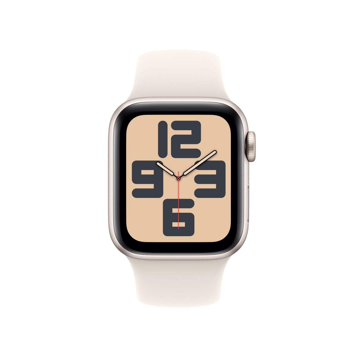 Apple Watch SE de 2.ª generación GPS + Cellular Smartwatch con caja de aluminio en Blanco estrella, 40 mm y Correa deportiva Blanco estrella-Talla S/M.Monitores de entreno y sueño, resistencia al agua