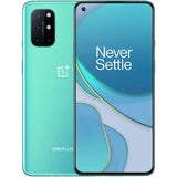OnePlus 8T Smartphone 120 Hz FHD, Pantalla fluida, Cámara cuádruple, Carga Warp de 65 W, SIM Dual, 5G, Color Aquamarine Green, 8GB +128GB, 6.55"