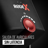 RØDE XCM-50 Micrófono de condensador USB profesional RØDE X XCM-50 y solución de mezcla virtual para streamers y jugadores