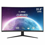 MSI G321CUV, Monitor Curvo Gaming 31.5", 4K UHD (3840 x 2160) 60 Hz, VA Curvatura 1500R, 16:9, 1 ms de Respuesta, 250 nits, HDR Ready, Negro
