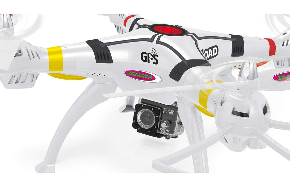 Jamara - Cuadricópter Payload GPS Altitude FHD Wi-Fi Actioncam (422026)