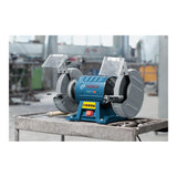 Bosch Professional GBG 60-20 - Esmeriladora de banco (600 W, doble muela, Ø de disco 200 mm, 3600 rpm, en caja)