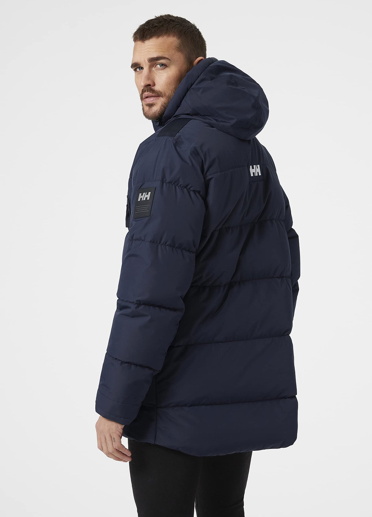 Mens Helly Hansen Reine Puffy Jacket, Azul marino, L
