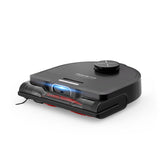 Rowenta Xplorer S220 Animal & Allergy Robot Aspirador en seco en húmedo, navegación láser, 120 min de Tiempo de Funcionamiento, Control de Aplicaciones, fregona vibratoria, Negro/Metal, RR9475WH