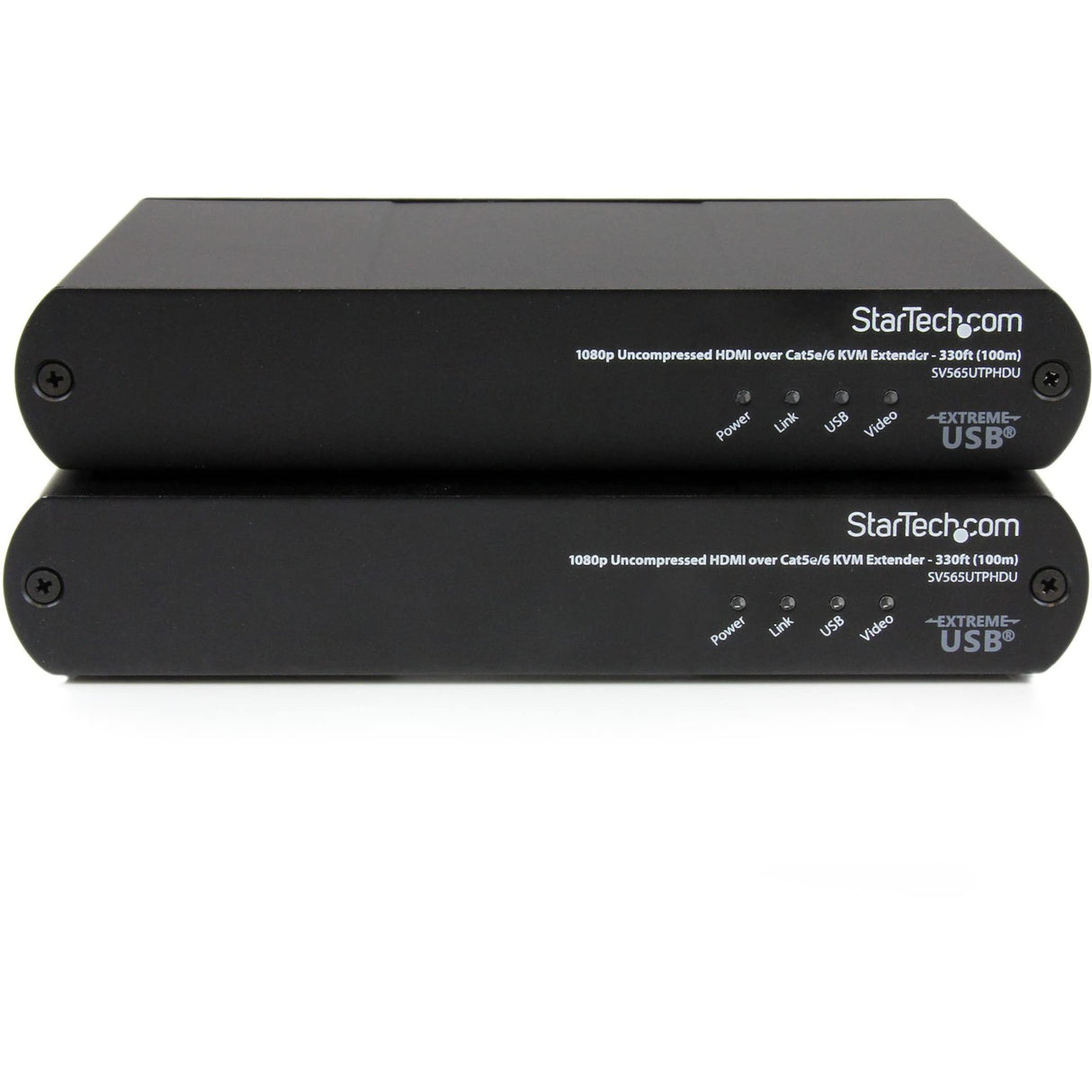 StarTech.com SV565UTPHDU - Extensor de Consola (KVM HDMI USB por Cable Cat5e / Cat6 con Vídeo, 1080p HD Sin Comprimir, 100m)
