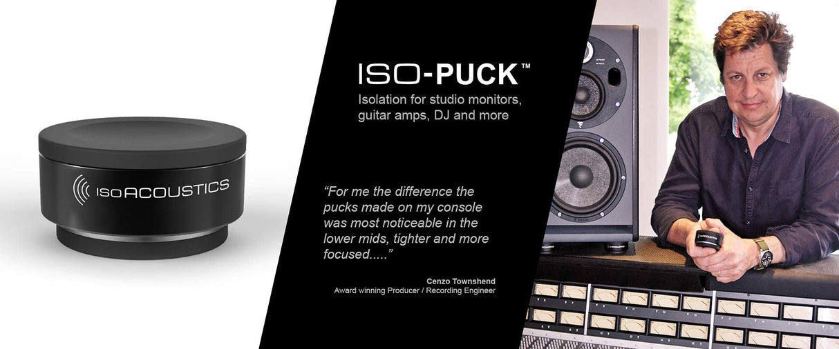 IsoAcoustics ISO-Puck Series aisladores (ISO-Puck, Paquete de 2)