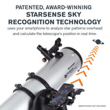 Celestron 22482 StarSense Explorer 150 mm Telescopio Dobsoniano de Mesa Compatible con Aplicaciones para teléfonos Inteligentes Funciona con la aplicación StarSense: Compatible con iOS/Android