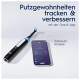 Oral-B iO Series 4 - Cepillo de dientes eléctrico, 4 modos de cepillado para cuidado dental, estuche de viaje, negro mate, ganador de la prueba Stiftung Warentest (12/2023)