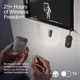 AirFly Pro 2 - Adaptador Bluetooth para avión, par 2 AirPods o Auriculares inalámbricos - Transmisor y Receptor Bluetooth AUX de 3,5 mm para Coches, Barcos, Cintas de Correr, televisores, Esenciales