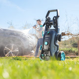 Cecotec Hidrolimpiadora Hydroboost 3200 Induction ProClean. 3200 W, Motor Brusless, Presión máx 225 Bar y Caudal MAX 540l/h, Accesorios para Suelos y Coche, Bomba de Aluminio, Radio de acción 14m