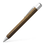 Faber-Castell Ondoro 147508 - Bolígrafo con Cuerpo en Madera de Roble Ahumado - Forma Hexagonal