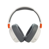 JBL JR460 NC Auriculares inalámbricos Over Ear portátiles con Bluetooth y cancelación de ruido, para niños, hasta 20 horas de duración y una carga rápida, blanco