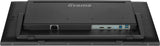 iiyama T2755MSC-B1 27" IPS Bonded PCAP 10P Táctil, 1920x1080, Flat Bezel Free Glass Front, HDMI, Displayport, 360cd/m², USB Hub 2X 3.2, Altavoces, Cámara Web incorporada & Micrófono, Bookstand