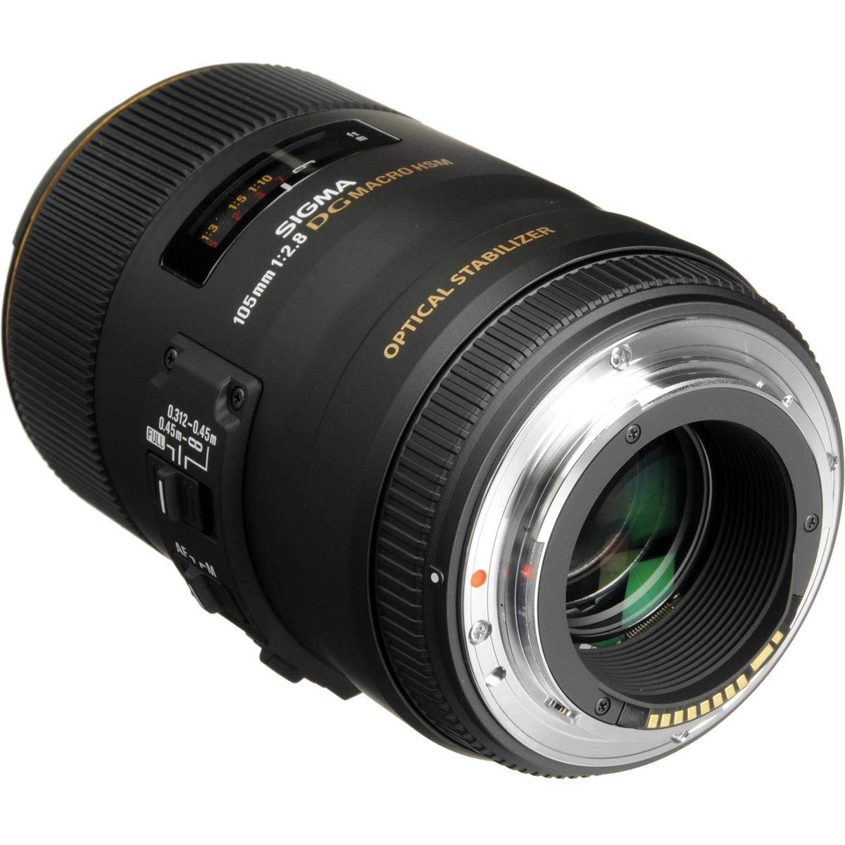 Sigma EX 2.8/105 DG Macro C/AF OS HSM - Teleobjetivo para Canon, color negro