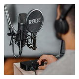 RØDE AI-1 Interfaz de audio USB de un solo canal de calidad de estudio RØDE AI-1 con conector Neutrik™ Combi-jack para producción musical, transmisión y podcasting
