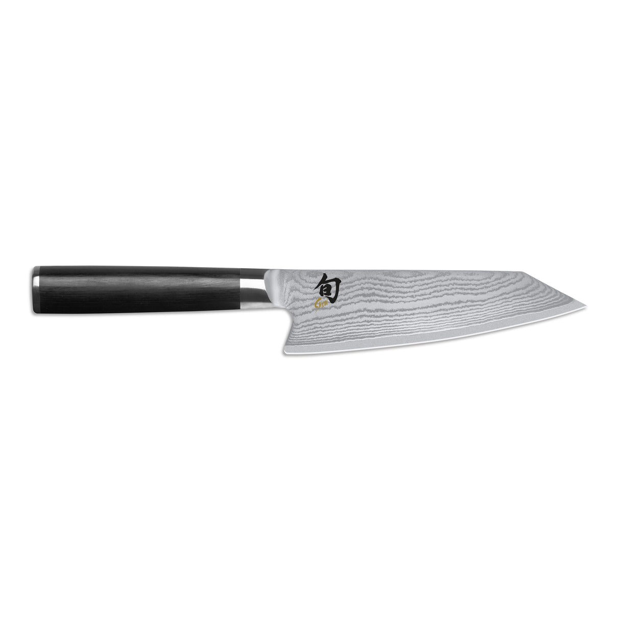 KAI Shun Classic Kiritsuke 15 cm longitud de la hoja - Cuchillo de Damasco 32 capas núcleo VG MAX - 61 (±1) HRC - Mango de madera Pakka - Hecho en Japón - cuchillo de cocina japonés forjado