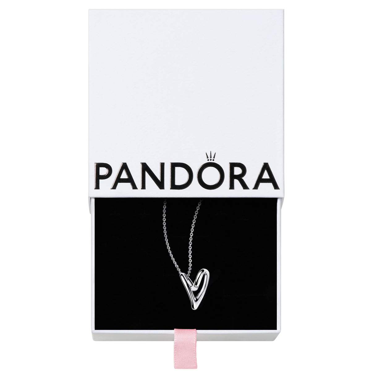 Pandora Essence Collar de plata de ley con colgante en forma de corazón, 70 cm70