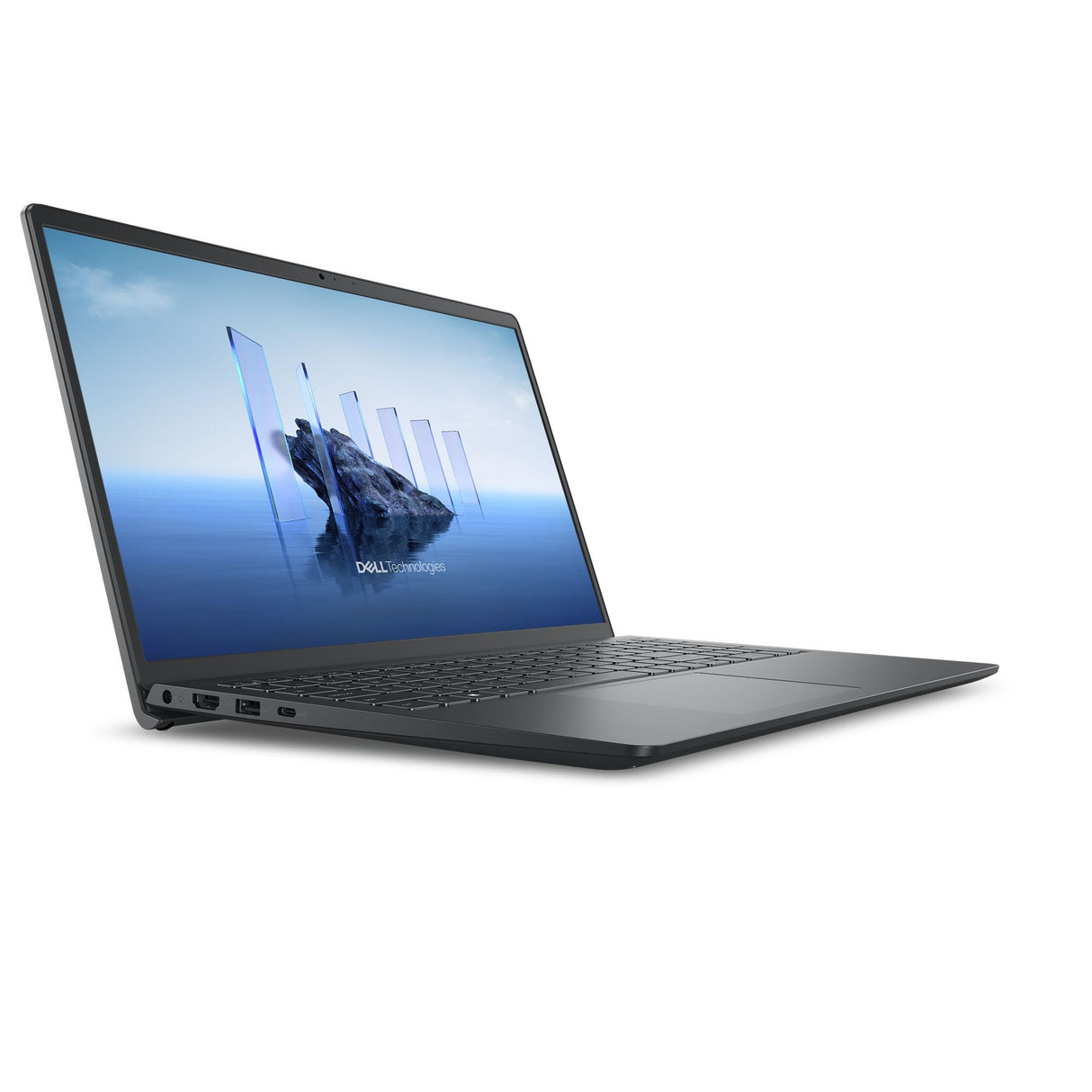Dell 15 Ordenador Portátil DC15255 15.6" FHD (1920 x 1080) 120Hz, Procesador AMD Ryzen 5 7520U, Gráficos Radeon 610M, 8GB LPDDR5 RAM, 512GB SSD, Windows 11 Home, Teclado QWERTY Espanol - Negro