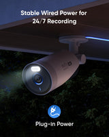 eufy Security eufyCam E330 (Profesional) con 4 cámaras, Seguridad 4K, grabación Continua, enchufable, NVR con Wi-Fi, Disco Duro de 1 TB, 10 Canales, Almacenamiento Local, sin cuota mensual