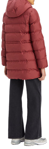 Levi's Hooded Midi Jacket Mujer, Syrah, M