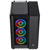 Corsair Crystal Series 680X RGB - Caja de PC, Vidrio Templado ATX Smart Gaming Case con alto flujo de aire, Iluminación RGB LED, Negro