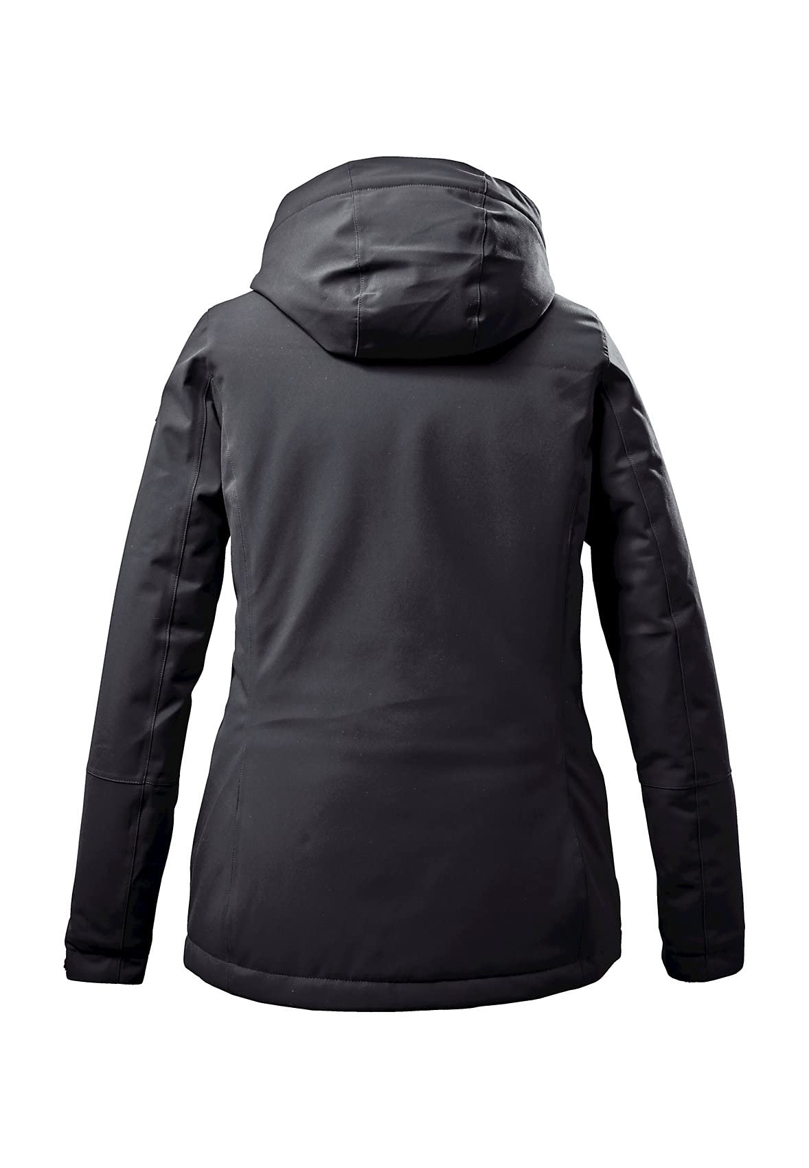 Killtec KOW 140 WMN Jckt Chaqueta de invierno con capucha desmontable, Negro, 54 para Mujer