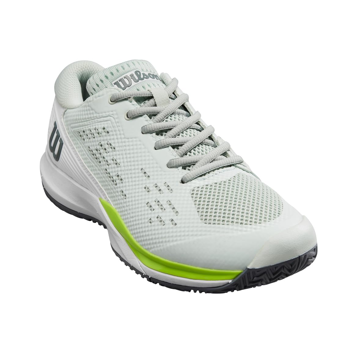 Wilson Rush Pro Ace, Tennis Shoe Mujer, Opal Blue/White/Jasmine Green, 40 EU