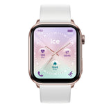 Ice-Watch - ICE smart 3.0 Rose gold White 1.78 AMOLED GPS - Reloj conectado rectangular oro rosa para señora con correa de silicona - 024302 (1.78 inch)