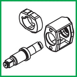Llave de impacto neumática HAZET 9012M-1 I Extra corta - sólo 80 mm, Max. par de apriete: 1200 Nm, cuadrado 12,5 mm (1/2 pulgada) diseño compacto para trabajar en espacios reducidos