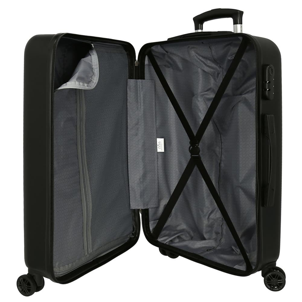 Star wars Tie Fighter Maleta Mediana Negro 48x70x26 cms Rígida ABS Cierre TSA Integrado 81L 3,98 kgs 4 Ruedas Dobles
