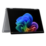 HP Omnibook X Flip - Ordenador portátil Convertible de 14" 3K OLED táctil (Ryzen AI 7 350, 32GB RAM, 1TB SSD, AMD Radeon 860M Graphics, Windows 11 Home) Silver - Teclado QWERTY Español