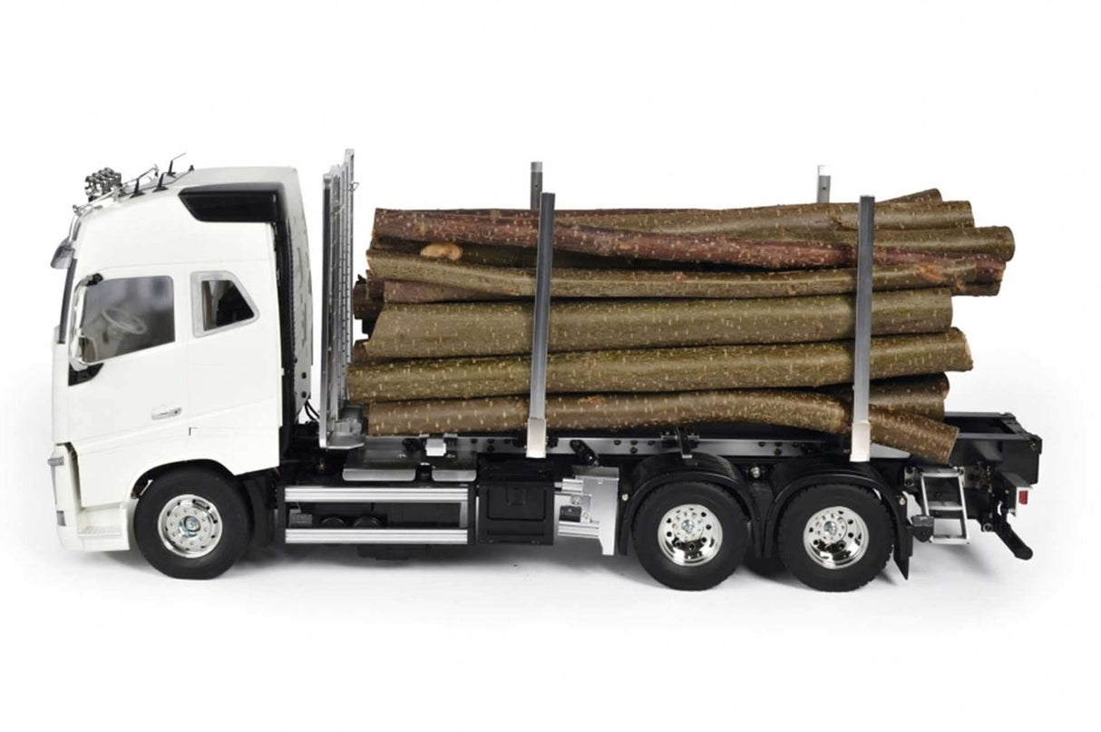 Tamiya 56360 RC Volvo FH16 Madera, teledirigible, maqueta, Escala 1:14, Kit de construcción, camión, Color Plateado