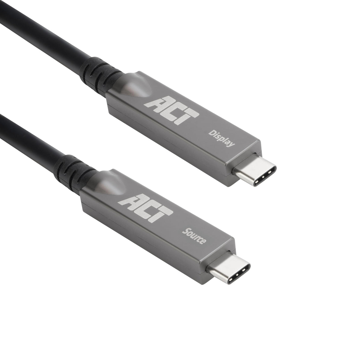 ACT AK4323 - Cable de vídeo USB C Active (AOC) de 3 m, USB 3.2 Gen2, 10 Gbps de alta velocidad, fibra óptica activa USB C, para paneles táctiles, videoconferencia