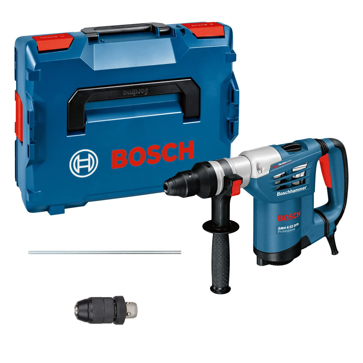 Bosch GBH 4-32 DFR-Set - Martillo perforador, con SDS Plus, el L-BOXX (4700 g)