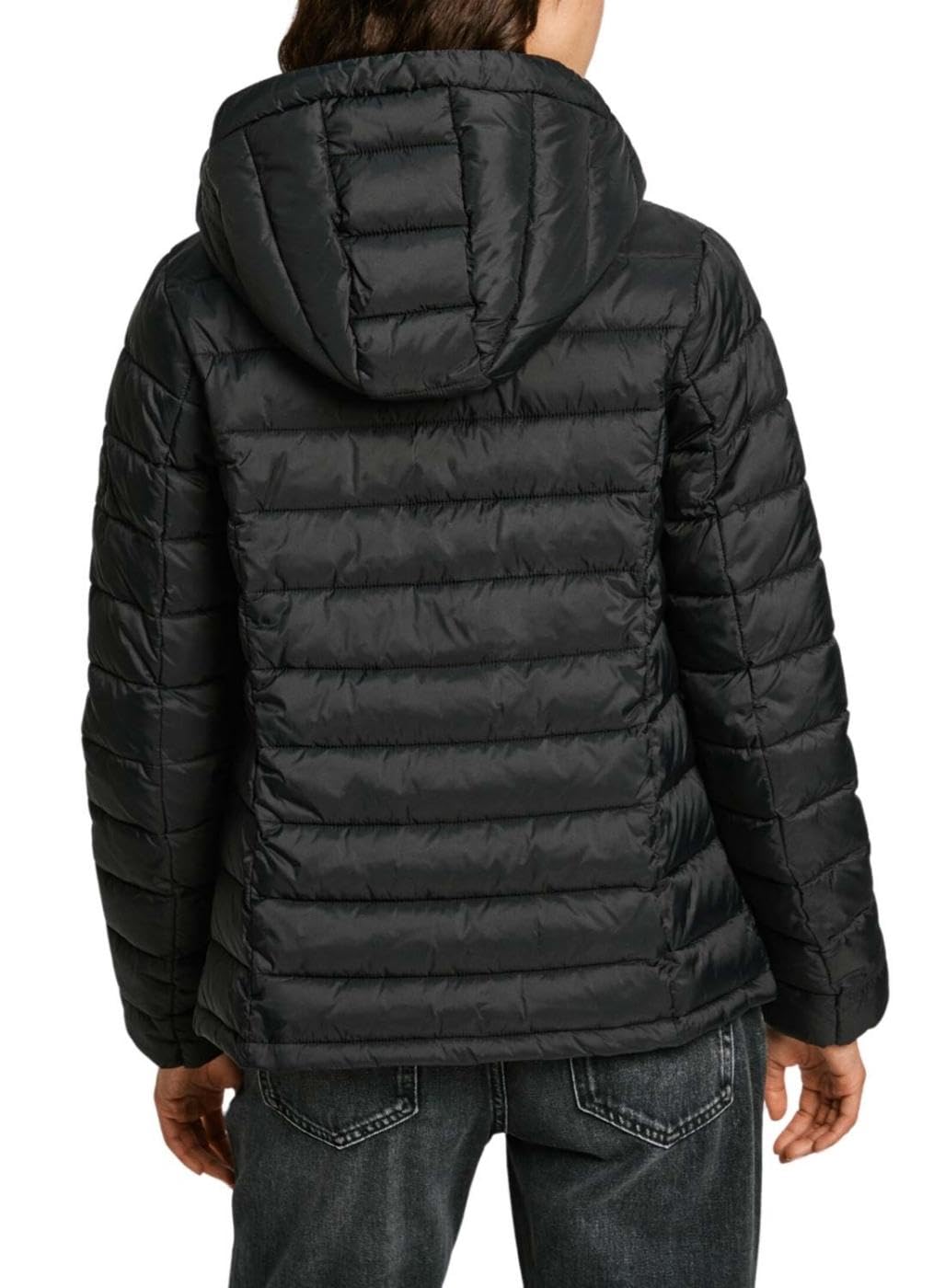 Pepe Jeans Ammy Long Chaqueta, Negro (Negro), XS para Mujer