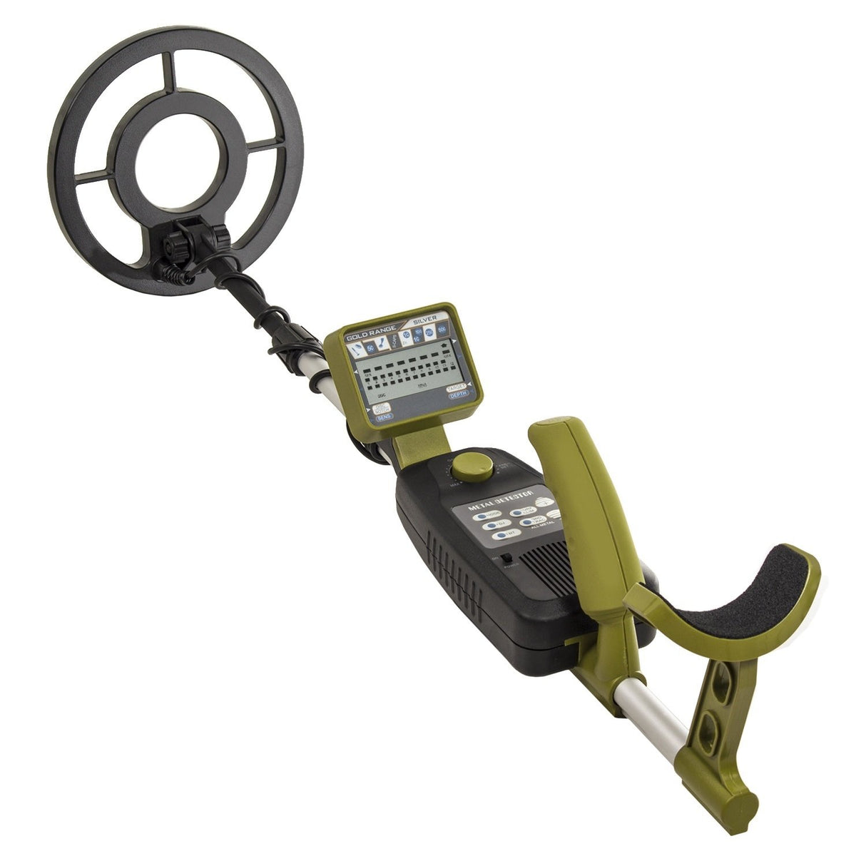 Maclean MCE972 - Detector de Metales con discriminador Bobina de búsqueda Resistente al Agua