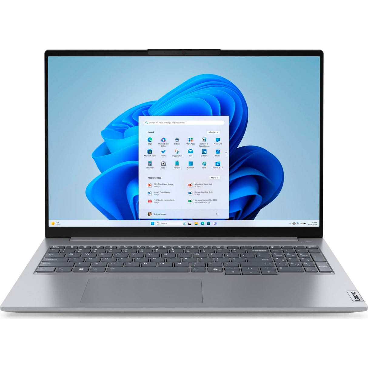 Lenovo TB 16 G7 ARP RYZ5 Portátil, 16'' WUXGA, 16 GB RAM, 512 GB SSD AMD Ryzen 5 7535HS, Windows 11 Pro